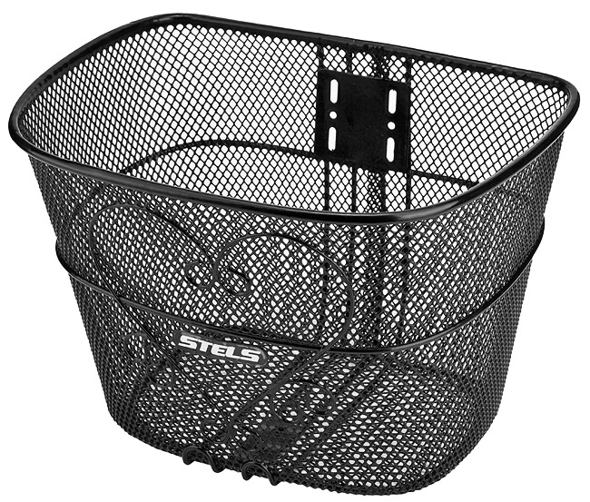 Велокорзина передняя JL-072 чёрная, для 28" .  270054