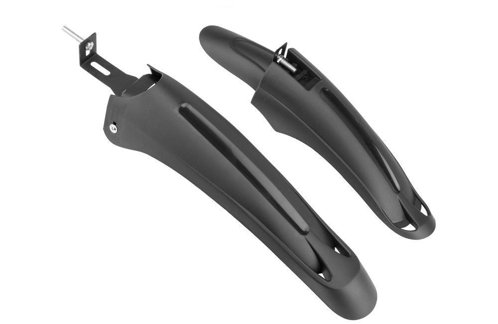 Крылья 24" XH-B109 пластиковые чёрные, комплект в инд. упаковке
