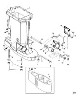 Корпус карданного вала 2-Х ТАКТНОГО ПЛМ MERCURY 90 Серийный номер от 0T980000 до 0T999999