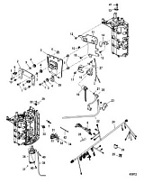Электрические компоненты(1C104424/0P560350 и выше) 4-Х ТАКТНОГО ПЛМ MERCURY 60 Серийный номер от 1C050252 и выше