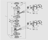 Коленвал и поршень 2-Х ТАКТНОГО ПЛМ TITAN TP40AERTS