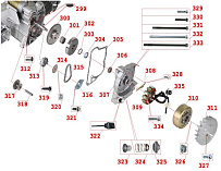 Двигатель снегохода Irbis Dingo T150 (2017 г.) (часть 5)