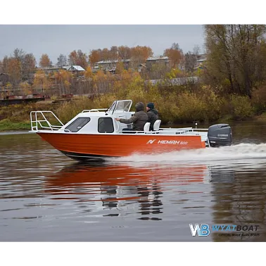 Алюминиевый катер WYATBOAT Неман-500 (каютный)
